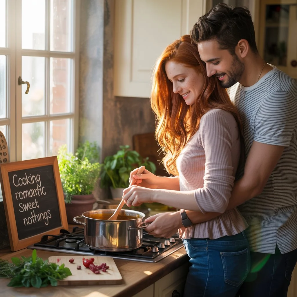 Cooking Romantic Sweet Nothings