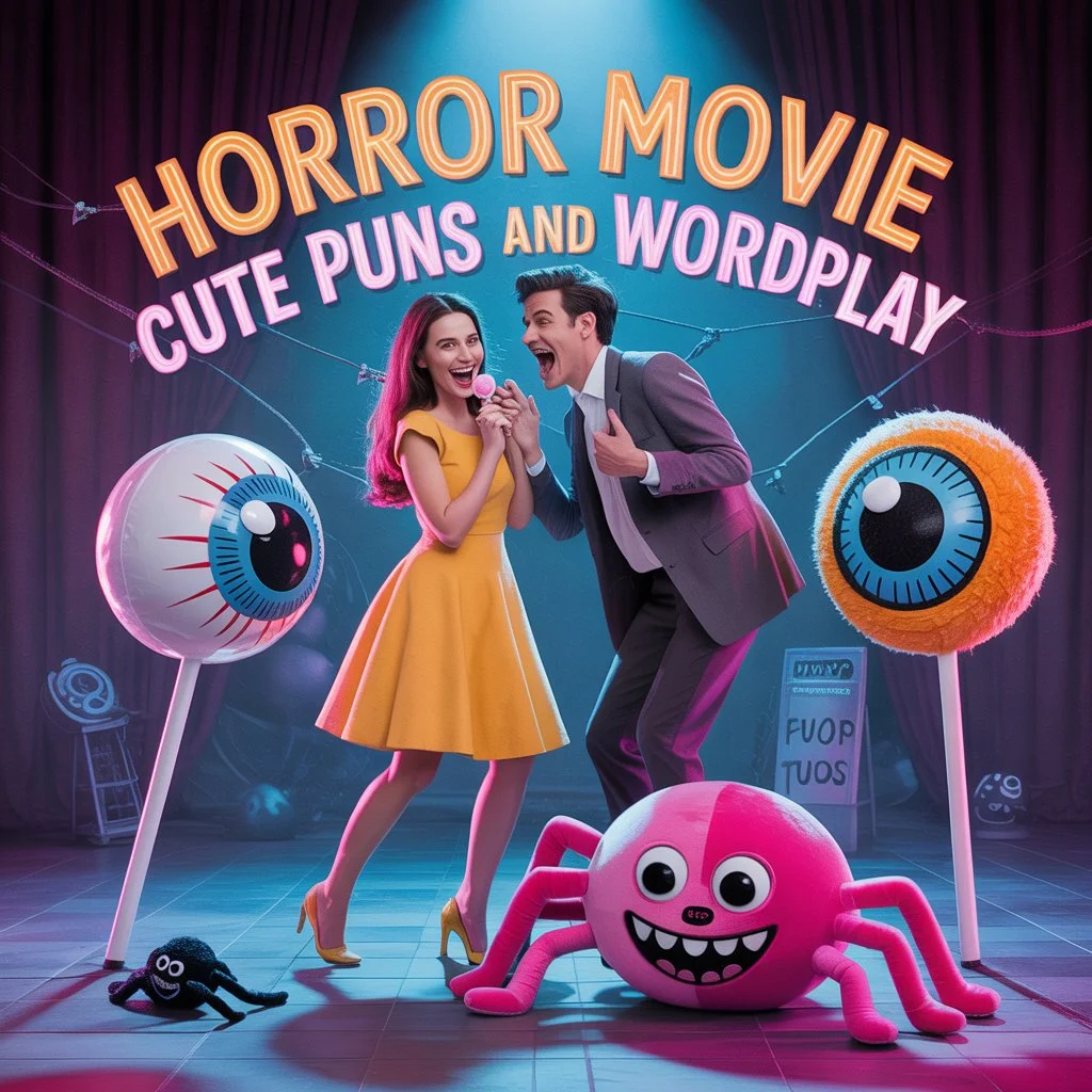 Horror Movie Cute Puns and Wordplay