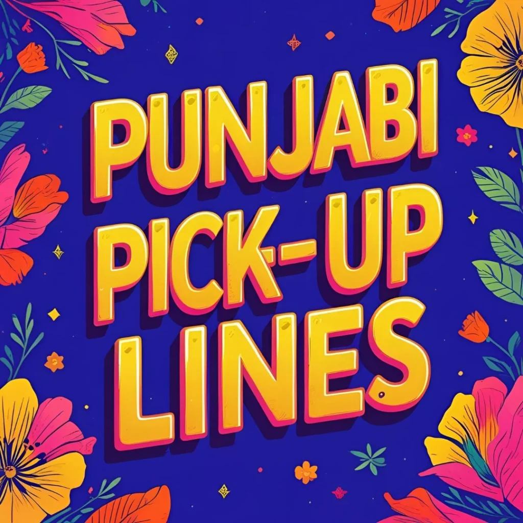 Punjabi Pick-Up Lines in English
