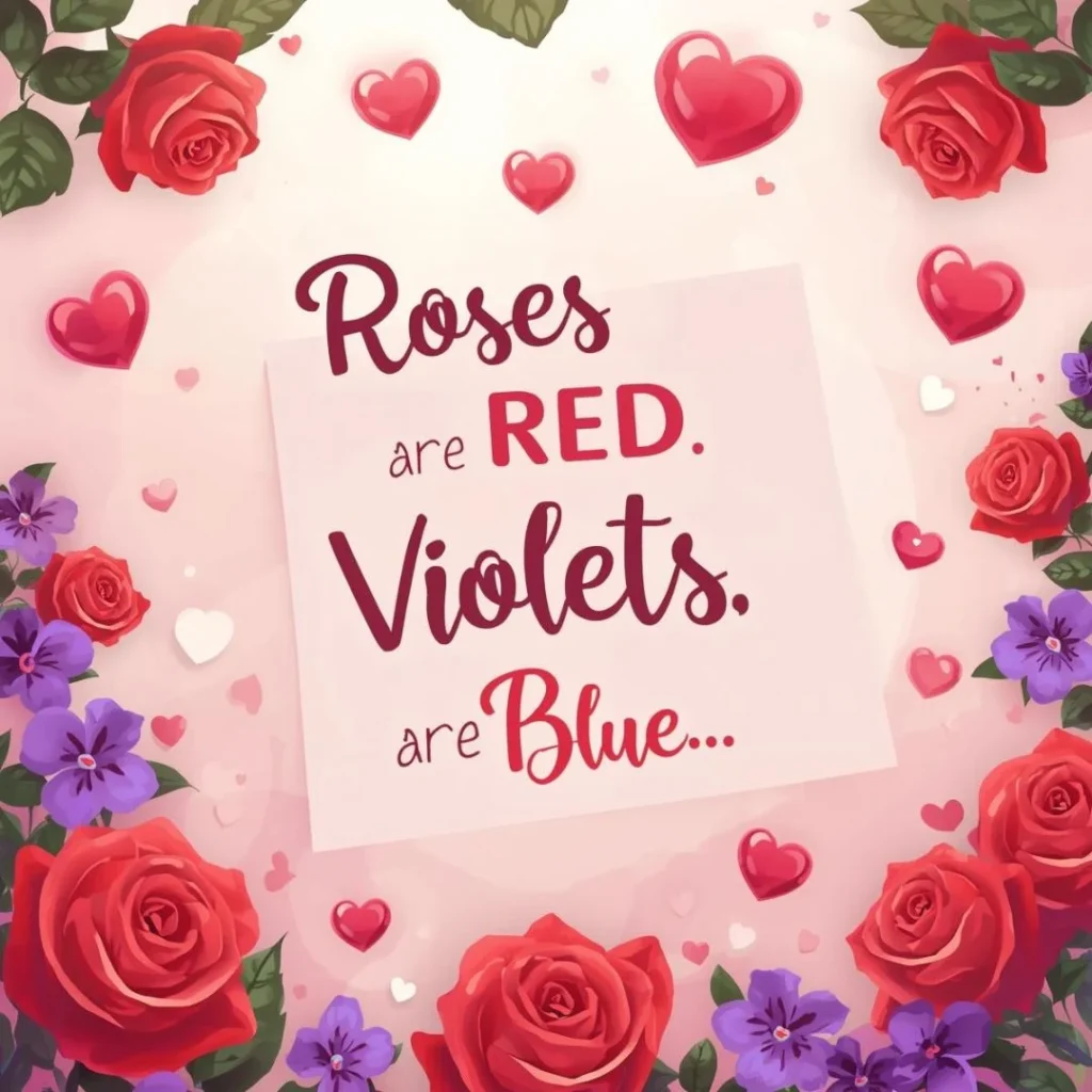 Best Roses Are Red Violets Are Blue Rizz Lines