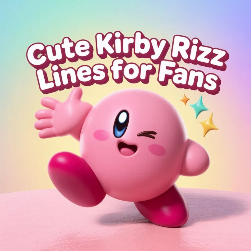 Cute Kirby Rizz Lines for Fans