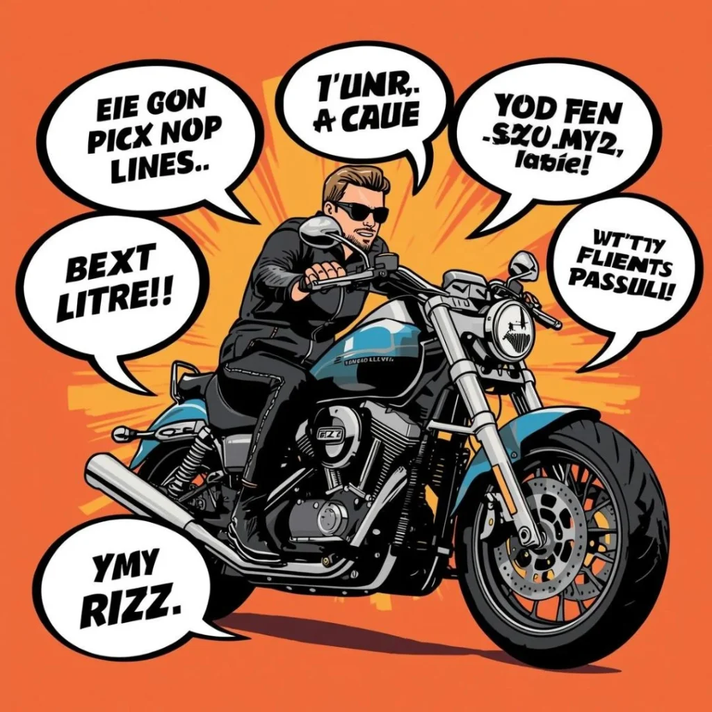 Funny Motorcycle Rizz Lines