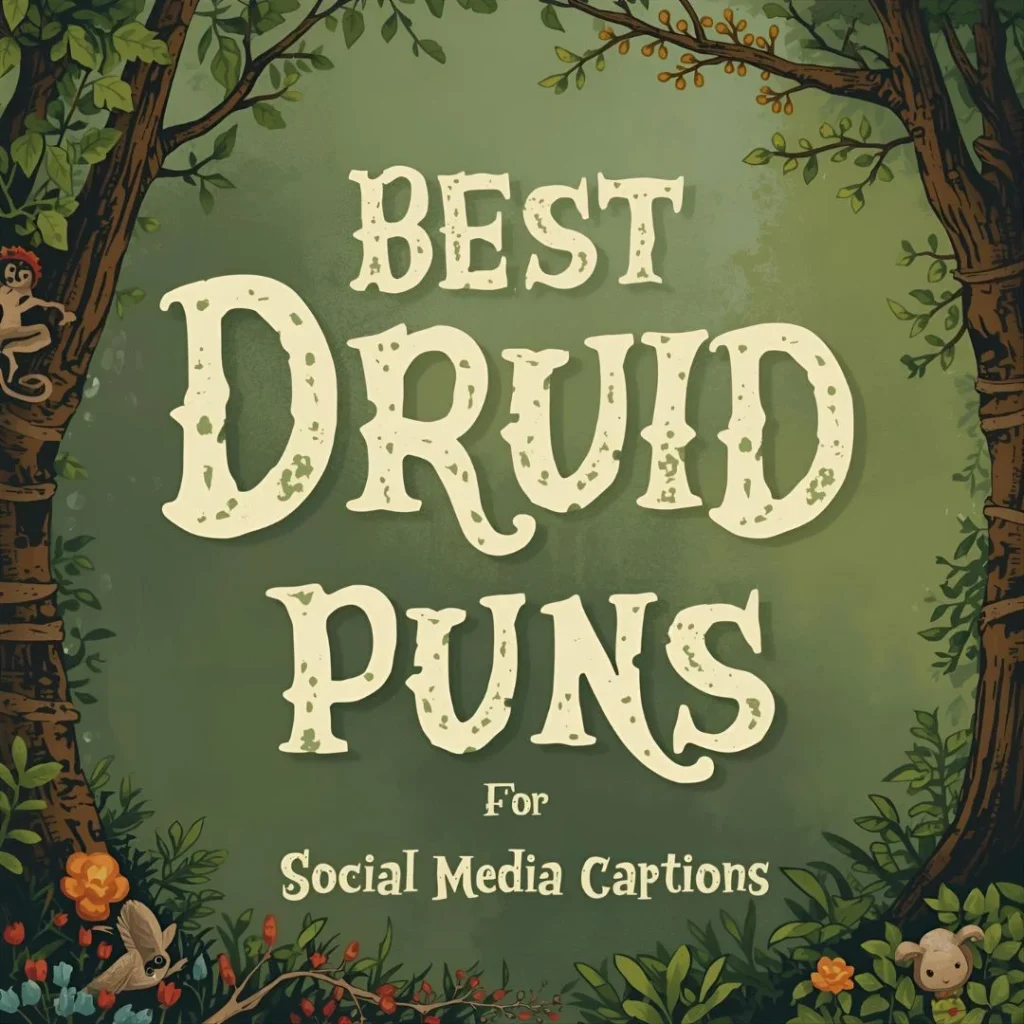 Best Druid Puns for Social Media Captions