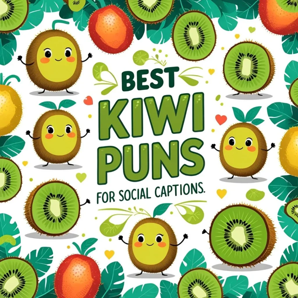 Best Kiwi Puns for Social Media Captions