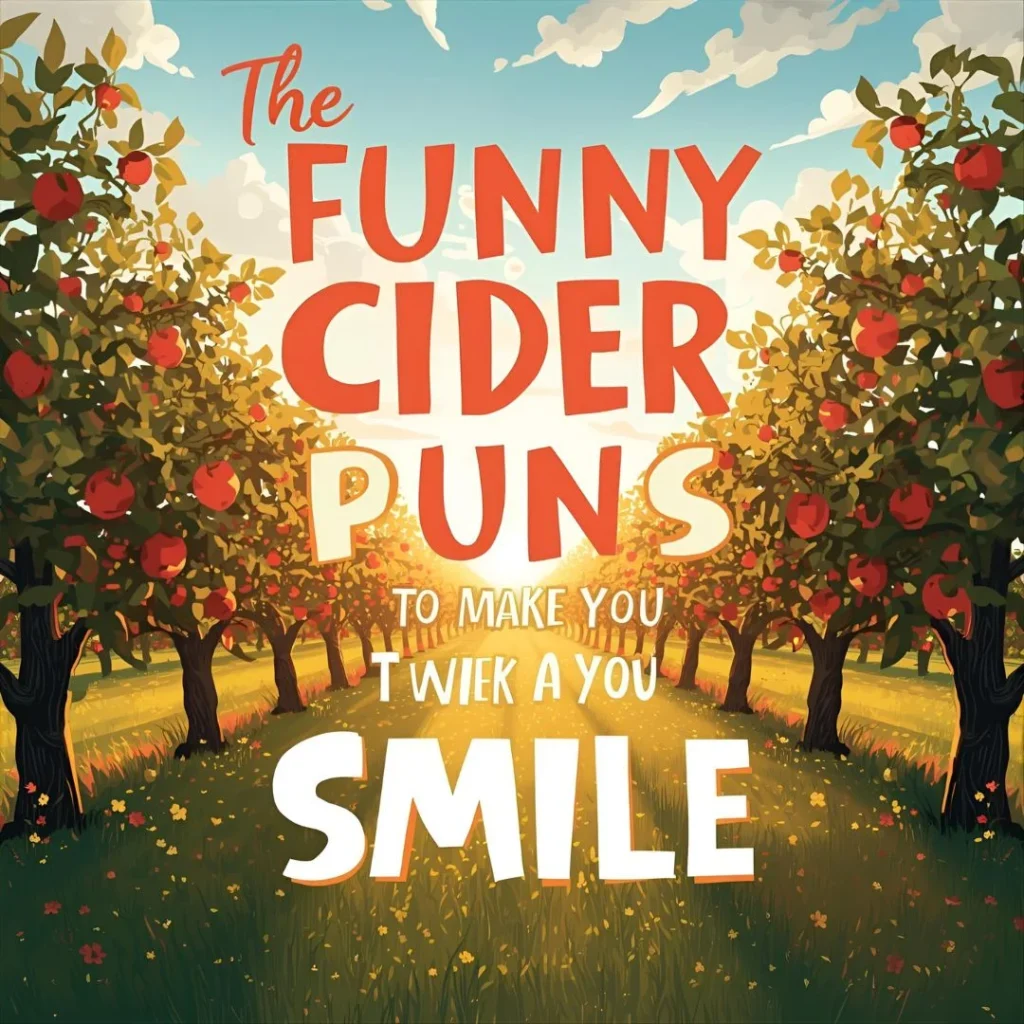 Funny Cider Puns to Make You Smile