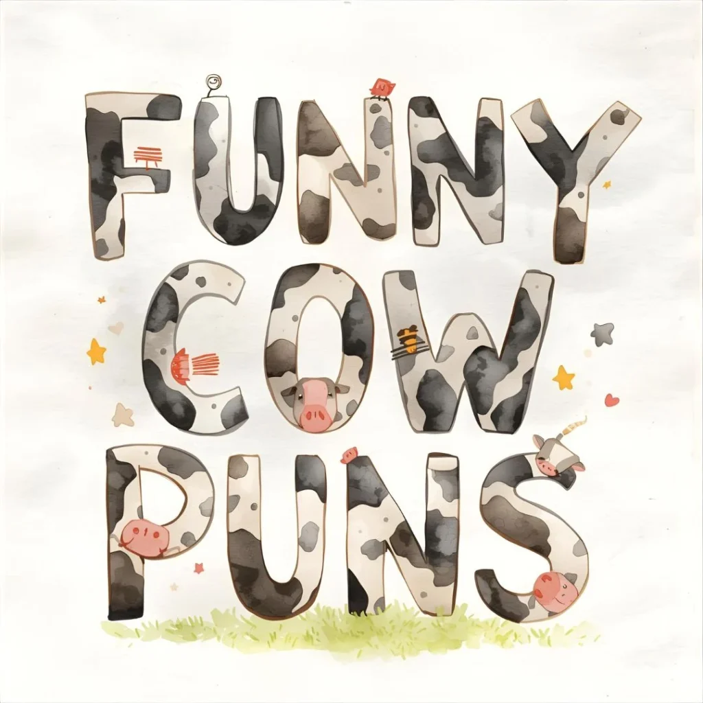 Funny Cow Puns 