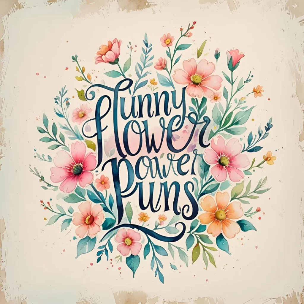 funny flower puns
