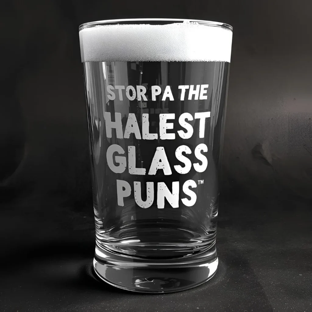 Funny Glass Puns 