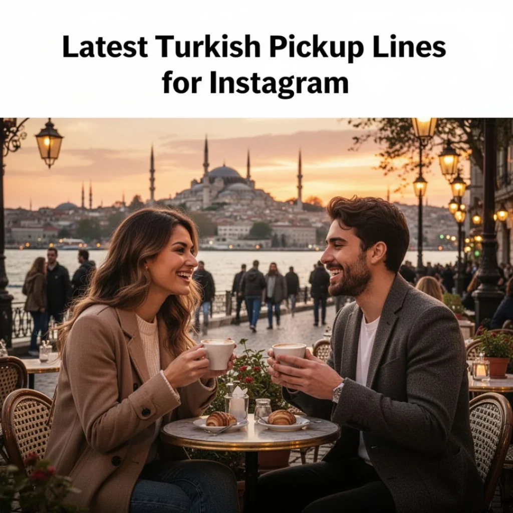 Latest Turkish pickup lines for Instagram