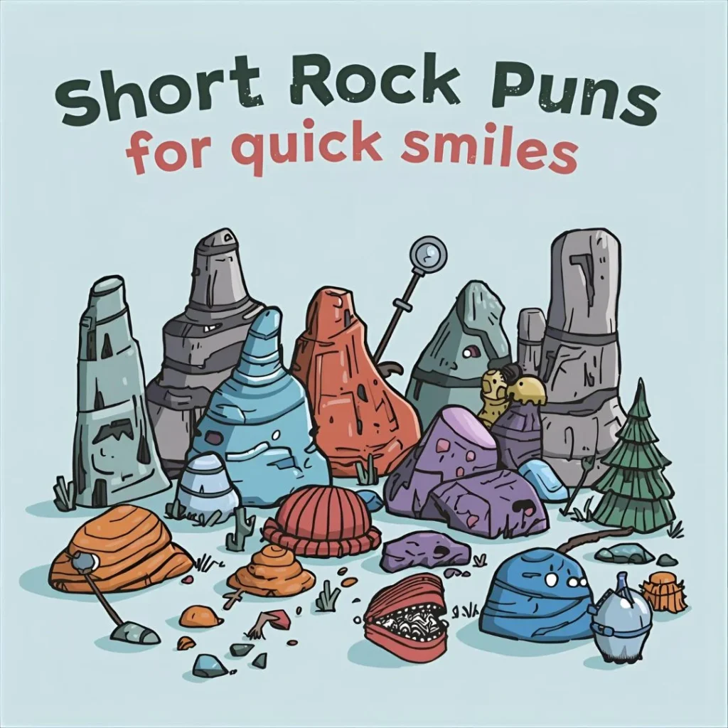 Short Rock Puns for Quick Smiles