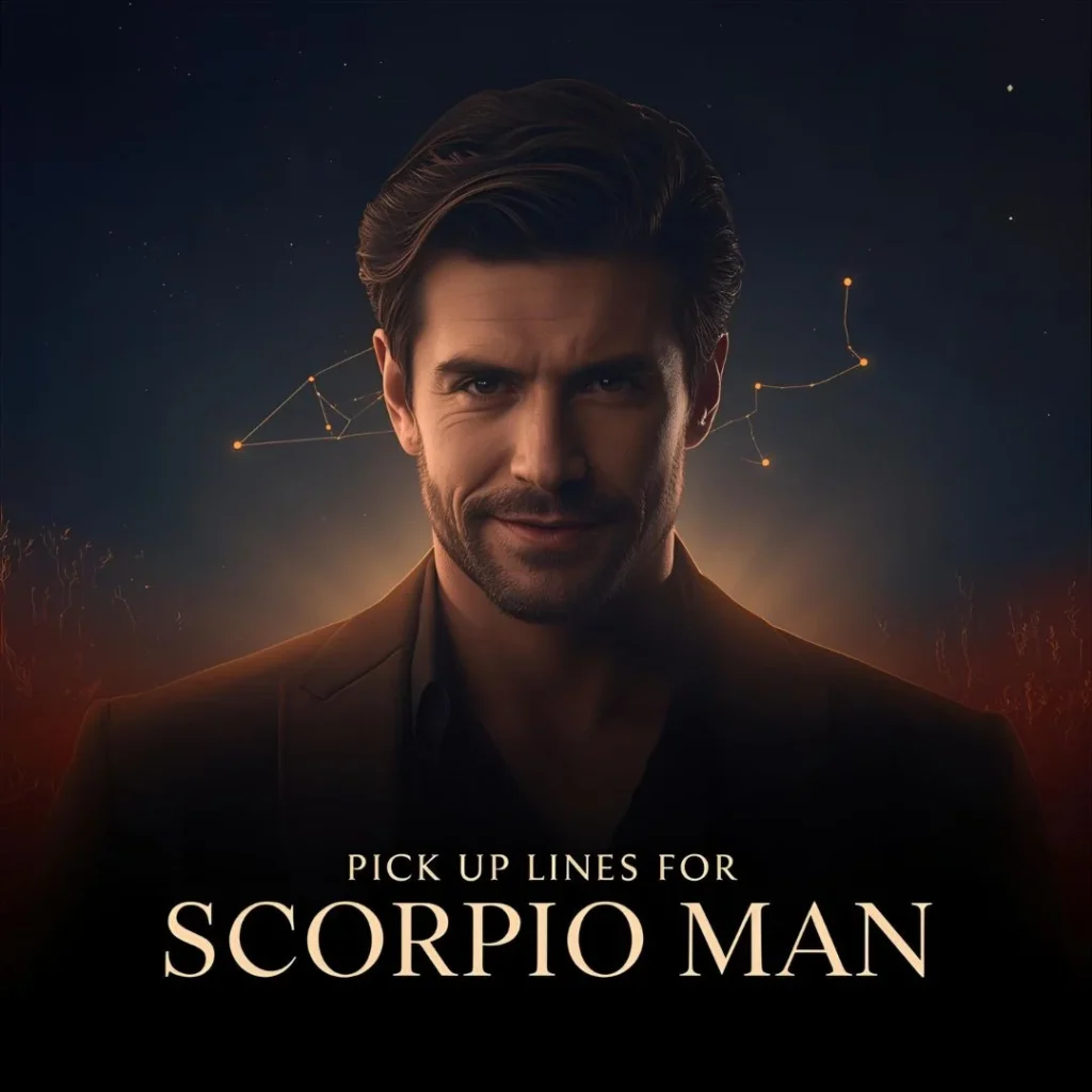 🦂 Pick Up Lines for a Scorpio Man