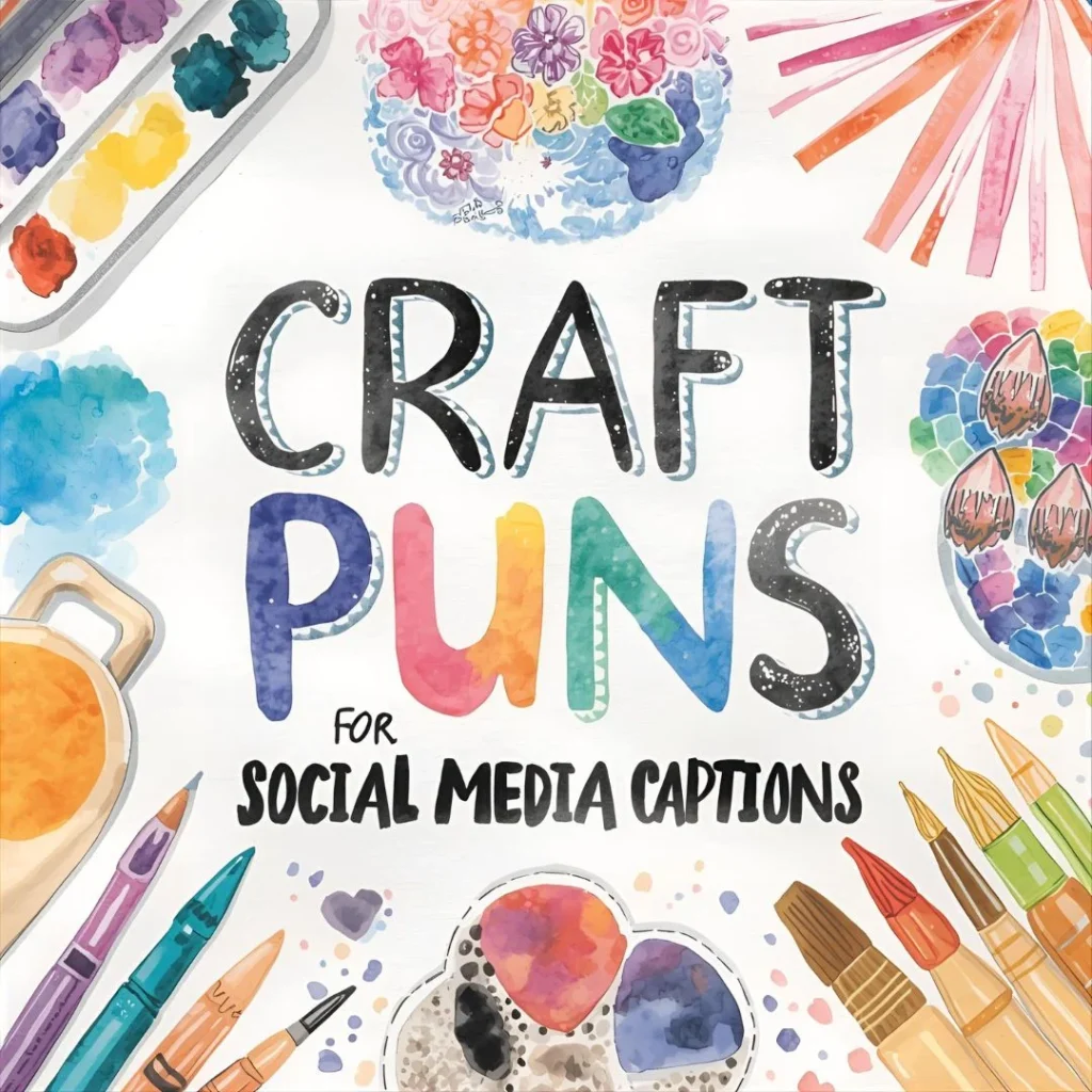 Best Craft Puns for Social Media Captions