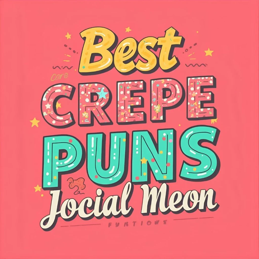 Best Crepe Puns for Social Media Captions