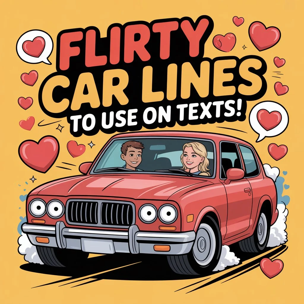 Flirty Car Lines to Use on Texts