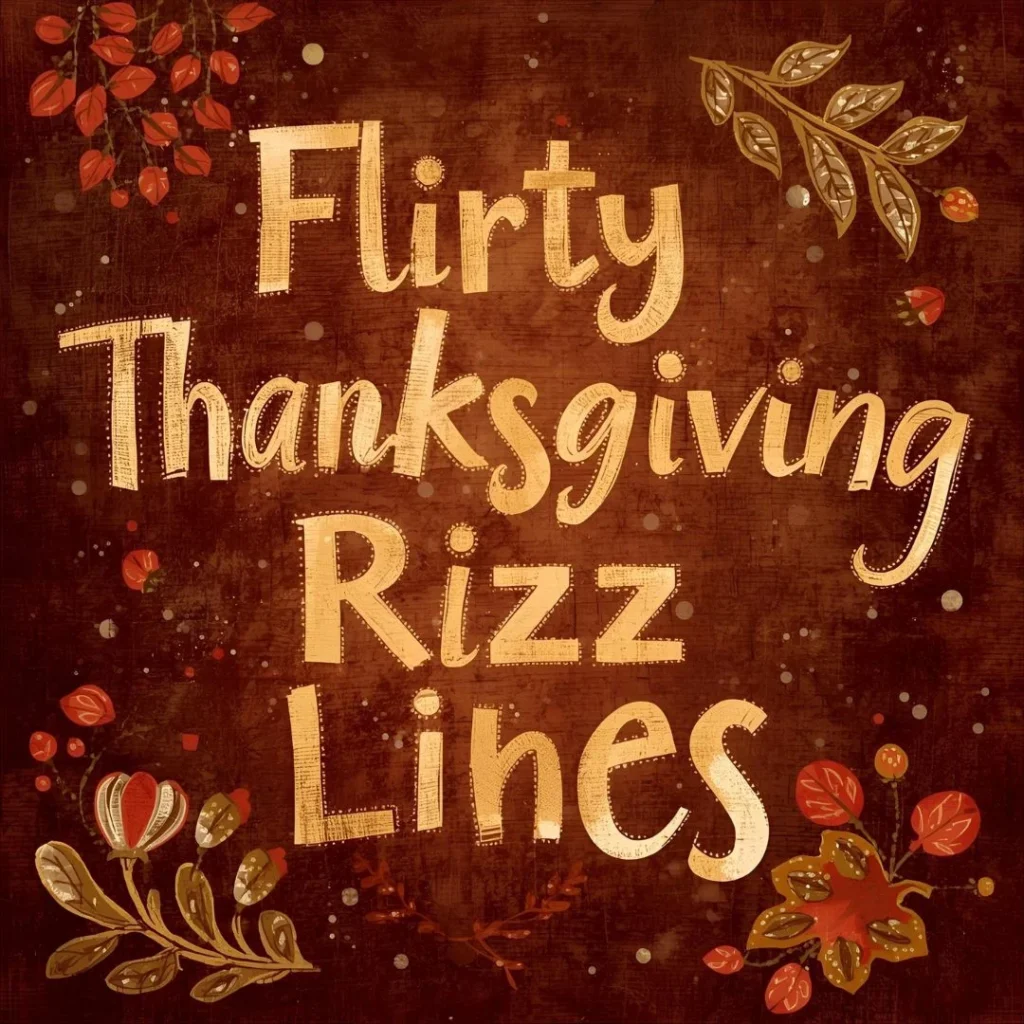  Flirty Thanksgiving Rizz Lines for Texts