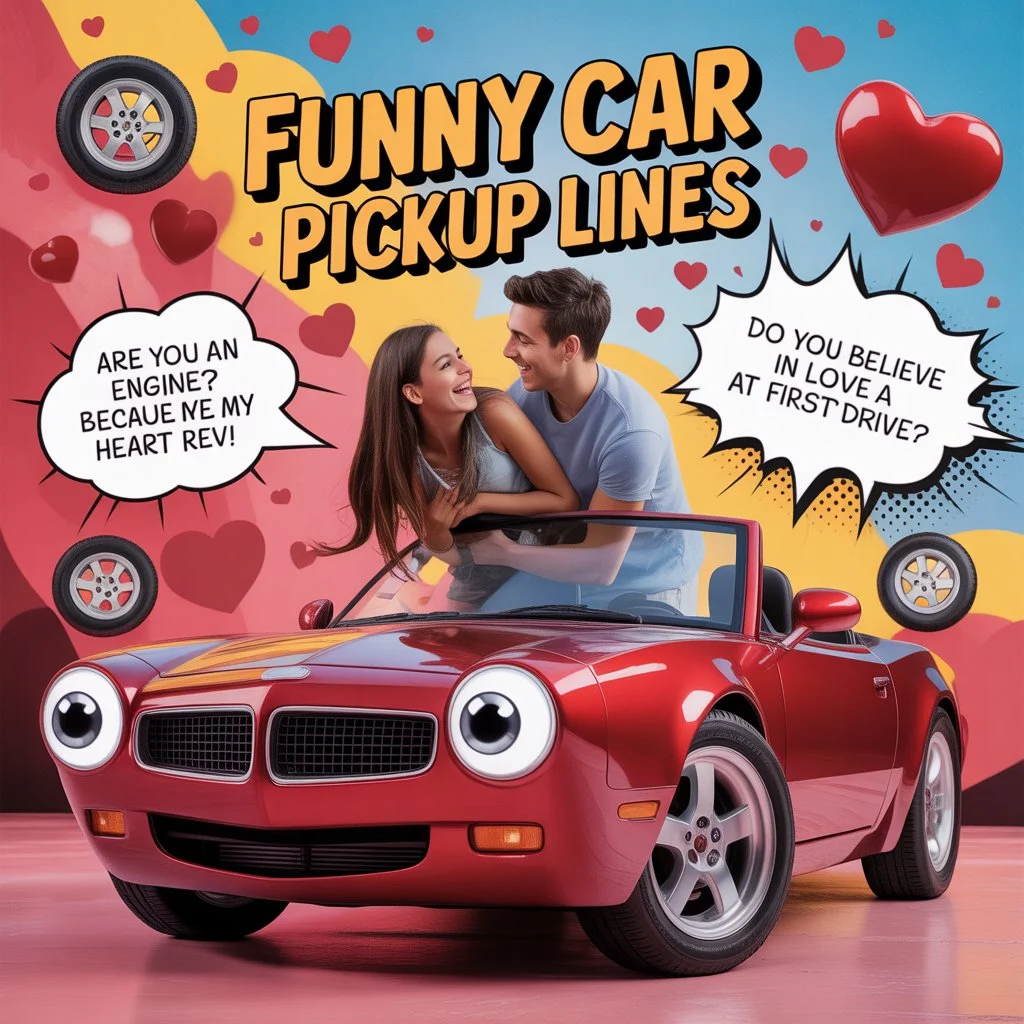 Funny Car Pickup Lines That Make Them Laugh