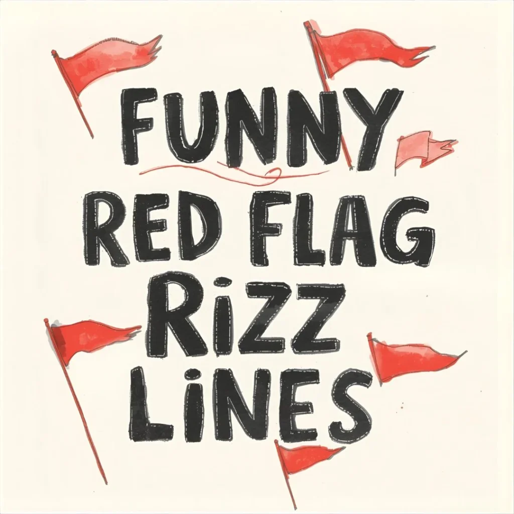Funny Red Flag Rizz Lines 