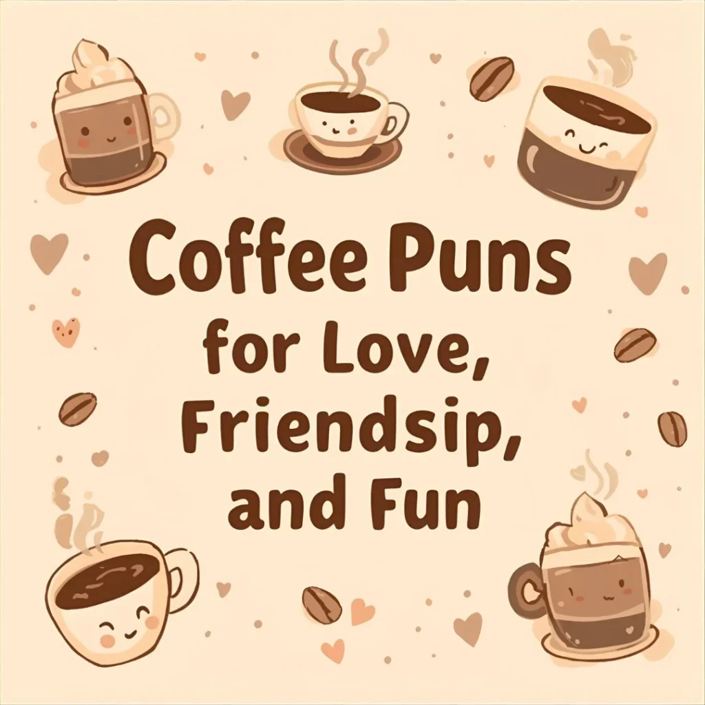 Coffee Puns for Love, Friendship and Fun