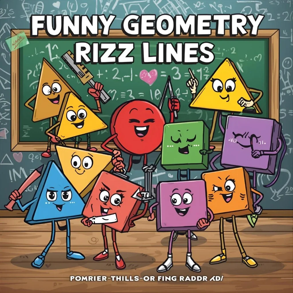 Funny geometry rizz lines