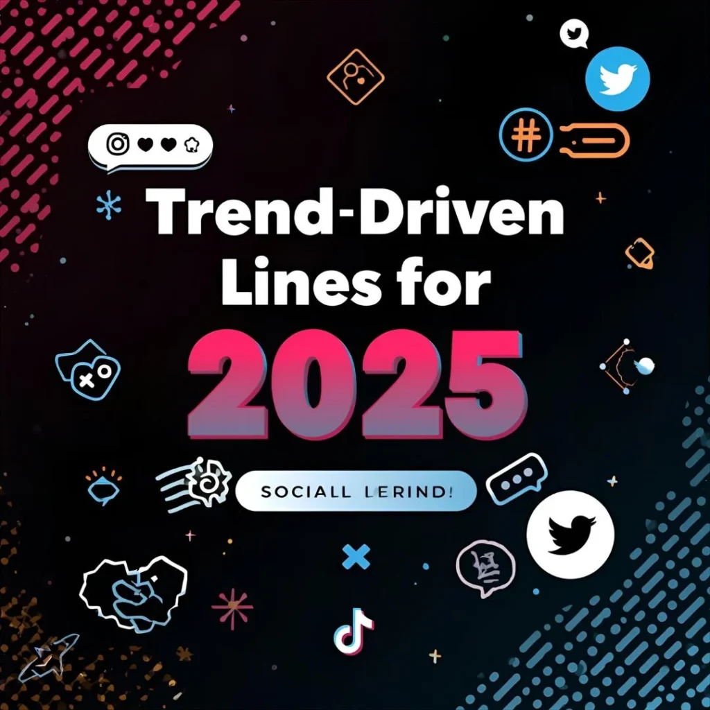 Trend Driven Lines for 2025 Social Sharing