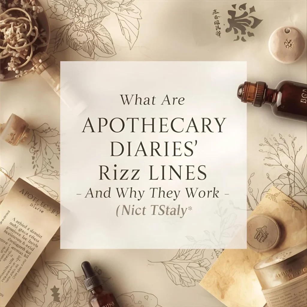 What Are Apothecary Diaries rizz lines and Why They Work