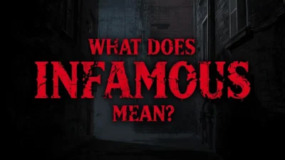 What Does Infamous Mean
