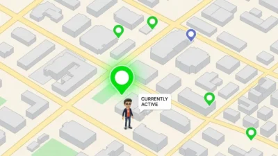 Green Dot on Snapchat