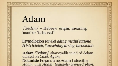 What Does the Name Adam Mean