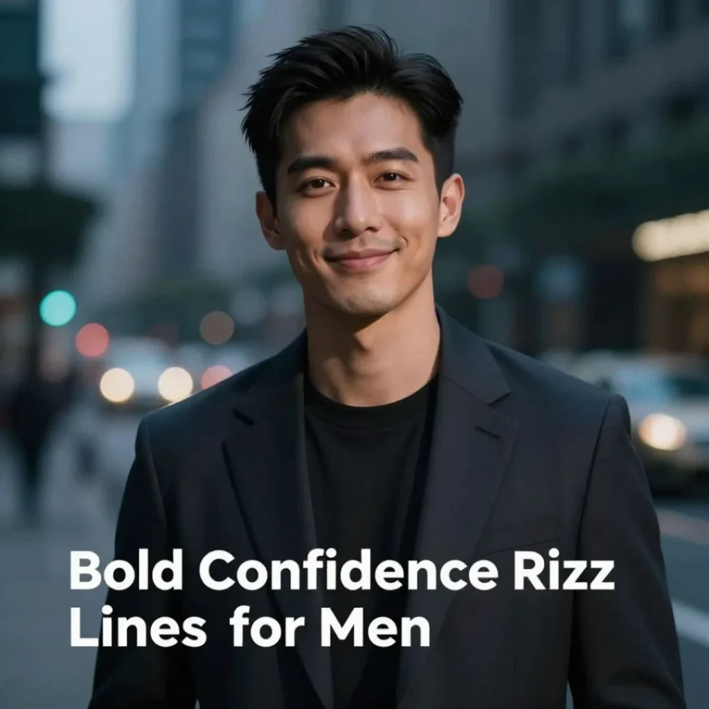 Bold Confidence Rizz Lines for Men