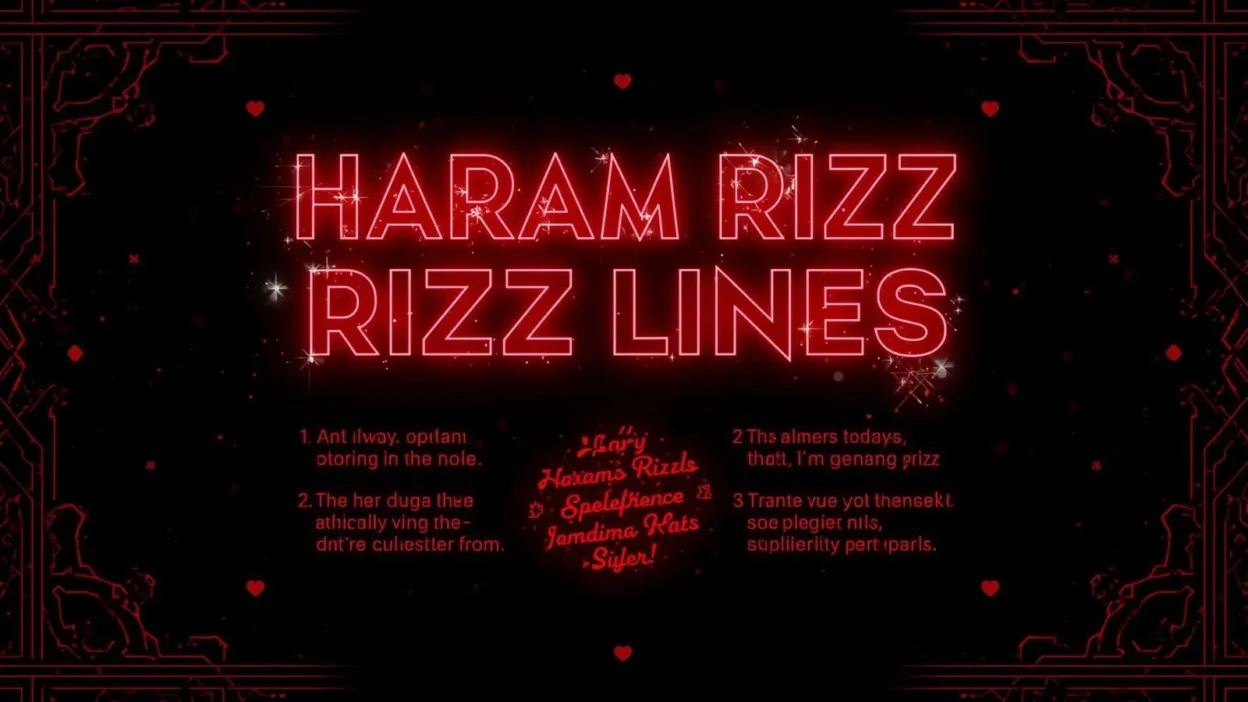 haram rizz lines