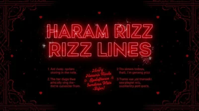 haram rizz lines
