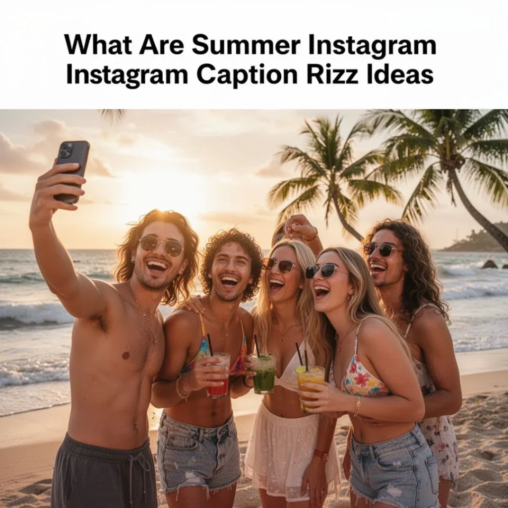 What Are Summer Instagram Caption Rizz Ideas