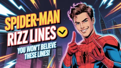 SpiderMan rizz lines